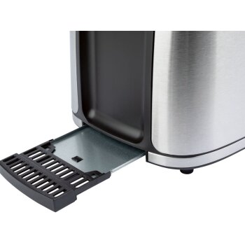 SILVERCREST® KITCHEN TOOLS Toaster »EDS STE 950 A1«, Edelstahl, mit Brötchenaufsatz - B-Ware neuwertig