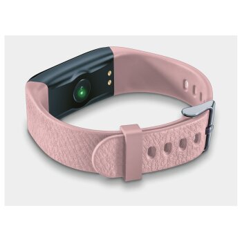 SILVERCREST® PERSONAL CARE Fitness Armband »SAS 89«, mit Pulsmessung und Farbdisplay (Rosé) - B-Ware sehr gut