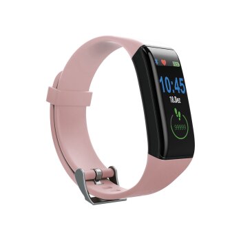 SILVERCREST® PERSONAL CARE Fitness Armband »SAS 89«, mit Pulsmessung und Farbdisplay (Rosé) - B-Ware sehr gut