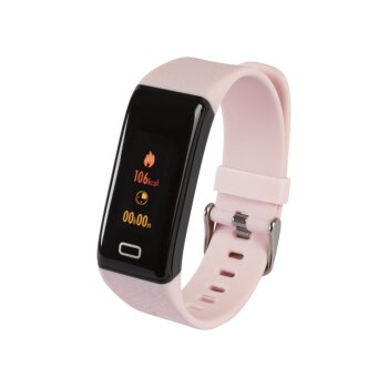 SILVERCREST® PERSONAL CARE Fitness Armband »SAS 89«, mit Pulsmessung und Farbdisplay (Rosé) - B-Ware sehr gut