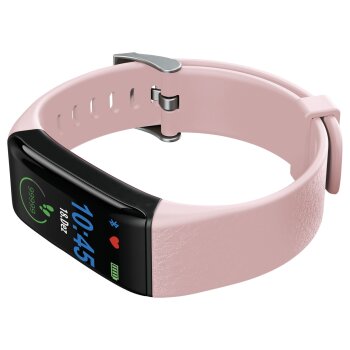 SILVERCREST® PERSONAL CARE Fitness Armband »SAS 89«, mit Pulsmessung und Farbdisplay (Rosé) - B-Ware sehr gut