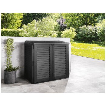 LIVARNO home Garten-Maxibox, 2 Fronttüren, 780 l - B-Ware sehr gut