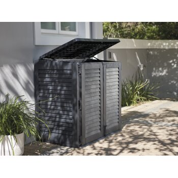 LIVARNO home Garten-Maxibox, 2 Fronttüren, 780 l - B-Ware sehr gut