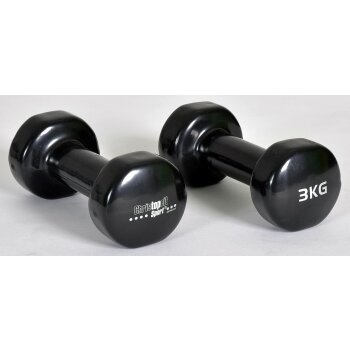 Christopeit Sport® Vinyl Hanteln, 2 x 3 kg - B-Ware...