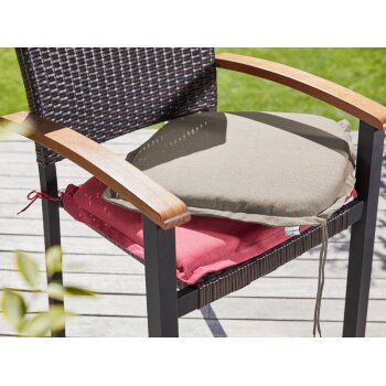 LIVARNO home Sitzkissen/Stuhlkissen, angenehm weich (taupe) - B-Ware neuwertig