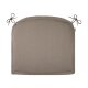 LIVARNO home Sitzkissen/Stuhlkissen, angenehm weich (taupe) - B-Ware neuwertig