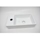 VCM Waschbecken 913794 41 x 22 x 10,5 cm, weiß - B-Ware sehr gut