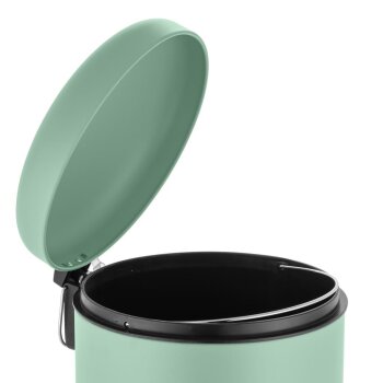 Ribelli Edelstahl Mülltonne Treteimer rund, 30 L, mint - B-Ware gut
