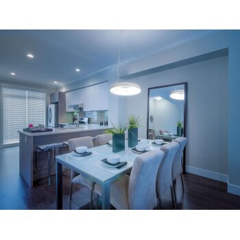 LIVARNO home Pendelleuchte mit Lichtfarbensteuerung, dimmbar, Zigbee Smart Home (weiß) - B-Ware neuwertig