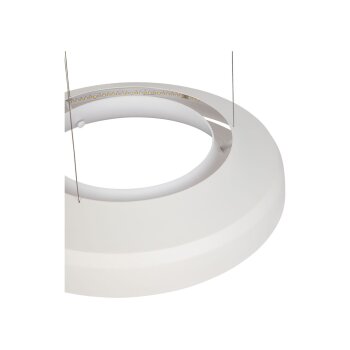 LIVARNO home Pendelleuchte mit Lichtfarbensteuerung, dimmbar, Zigbee Smart Home (weiß) - B-Ware neuwertig