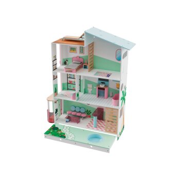 Playtive Puppenvilla »Holz Fashion Doll Villa FSC« - B-Ware Transportschaden Kosmetisch
