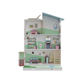 Playtive Puppenvilla »Holz Fashion Doll Villa FSC« - B-Ware Transportschaden Kosmetisch