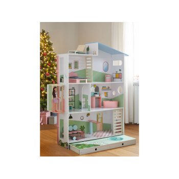 Playtive Puppenvilla »Holz Fashion Doll Villa FSC« - B-Ware Transportschaden Kosmetisch