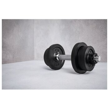 CRIVIT Kurzhantel-Set, mit Stahl-Griff, 10 kg - B-Ware...