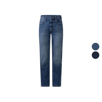 LIVERGY® Herren Jeans, Straight Fit, mit normaler...