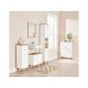LIVARNO home Waschbeckenunterschrank »Corfu«, mit Siphonausschnitt, modernes Design - B-Ware sehr gut