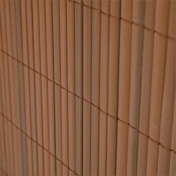 Ribelli PVC Sichtschutzmatte, 90 x 400 cm, braun - B-Ware neuwertig