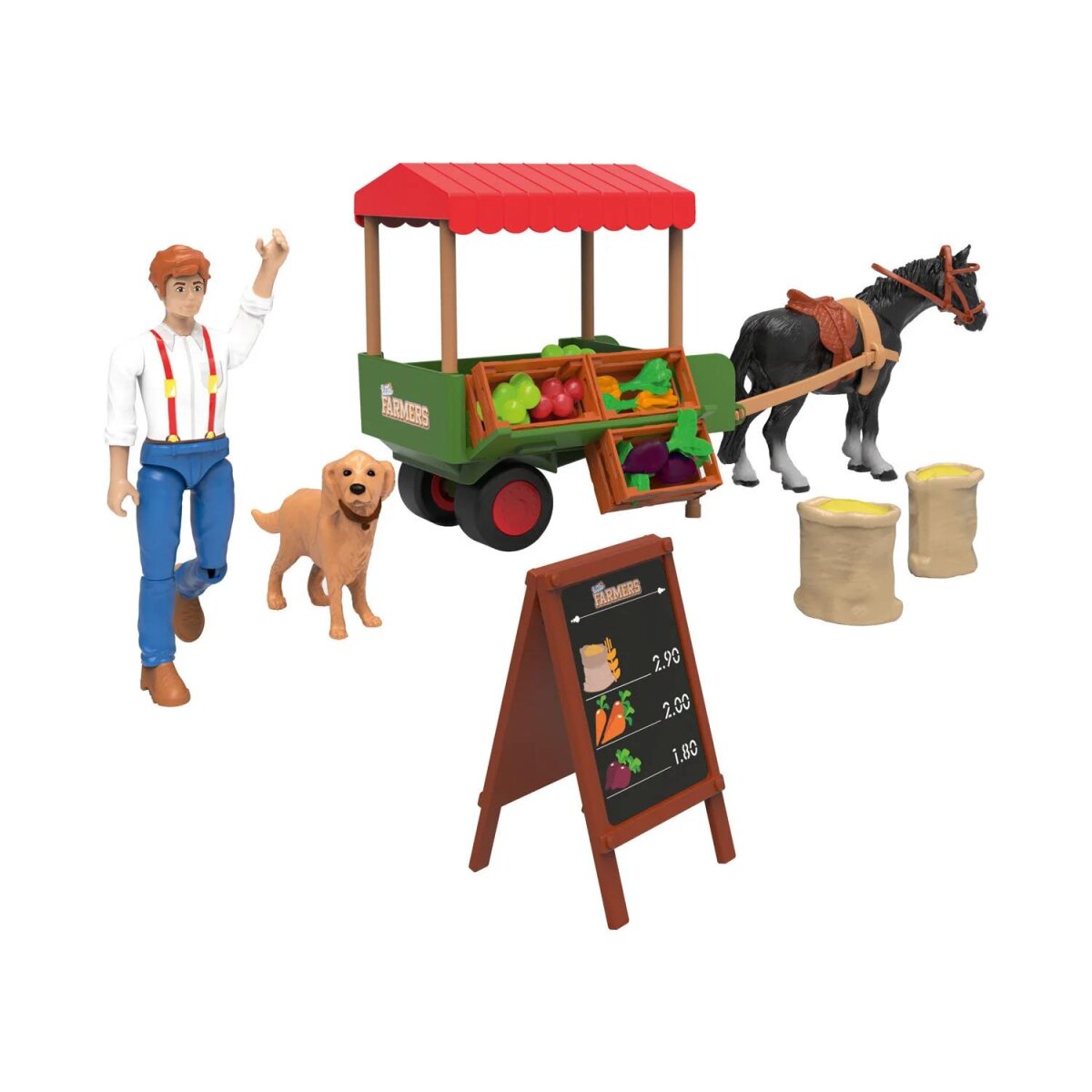 Playtive Animal Adventures Figuren-Set M (Bauernhof - Marktstand) - B-Ware  sehr gut, 12,99 €