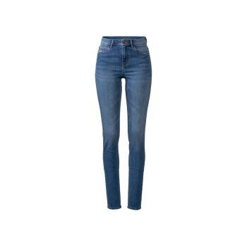 esmara® Damen Jeans, Super Skinny Fit, mit normaler...