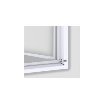 LIVARNO home Insektenschutzfenster, magnetisch, 110 x 130 cm mit Blend- und Sonnenschutz - B-Ware