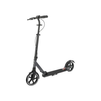 CRIVIT Big-Wheel-Scooter, mit Handbremse (schwarz) - B-Ware sehr gut