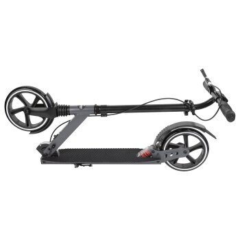 CRIVIT Big-Wheel-Scooter, mit Handbremse (schwarz) - B-Ware sehr gut