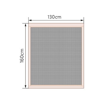 LIVARNO home Insektenschutz-Fensterrollo, 130 x 160 cm, wetterfest - B-Ware sehr gut