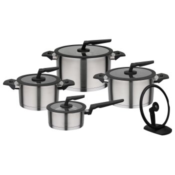 GSW Kochtopf-Set Apart, 9-teilig, Edelstahl, Kapselboden...