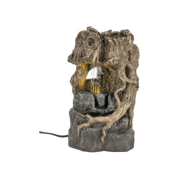LIVARNO home Zimmerbrunnen mit LED-Beleuchtung, geräuscharm (Felsen) - B-Ware sehr gut