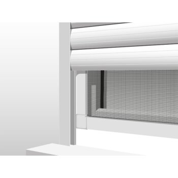 LIVARNO home Insektenschutz für Fenster, extrem flach, 130 x 150 cm (weiß) - B-Ware sehr gut