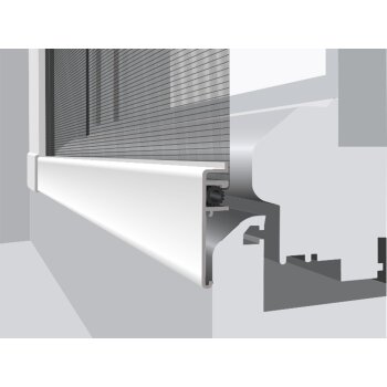 LIVARNO home Insektenschutz für Fenster, extrem flach, 130 x 150 cm (weiß) - B-Ware sehr gut