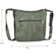 DONBOLSO Handtasche Paris aus Nappaleder , Vintage, grün - B-Ware neuwertig