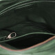 DONBOLSO Handtasche Paris aus Nappaleder , Vintage, grün - B-Ware neuwertig