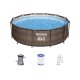 Bestway Framepool-Set »Steel Pro Max™ DELUXE SERIES™« mit Filterpumpe und Leiter, Ø 3,66 x 1 m - B-Ware sehr gut