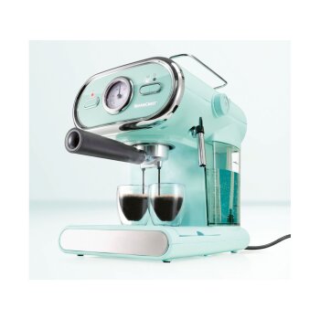 SILVERCREST® KITCHEN TOOLS Espressomaschine/Siebträger Pastell mint SEM 1100 D3 - B-Ware sehr gut