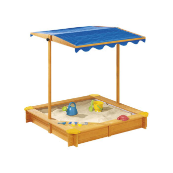 Playtive Sandkasten mit Dach und Eisdiele - B-Ware neuwertig