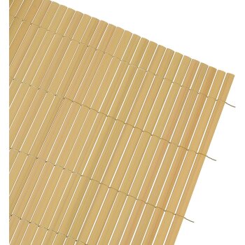 Ribelli PVC Sichtschutzmatte Windschutz balkon 80 x 300 cm bambus - B-Ware neuwertig