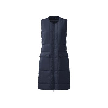 esmara® Damen Longweste, leger geschnitten (marine, L(44/46)) - B-Ware sehr gut