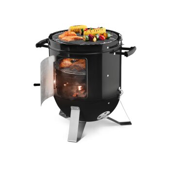 GRILLMEISTER Räucherofen, Ø 40 cm, 0 - 530°C - B-Ware Transportschaden Kosmetisch