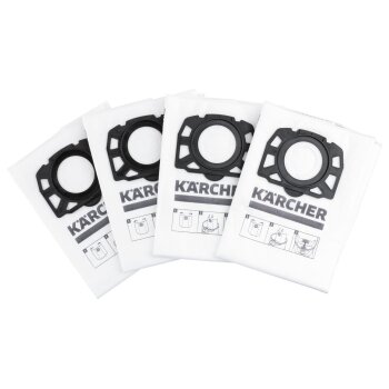 Kärcher Vlies- Filterbeutel, 4 Stück - B-Ware...