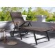 LIVARNO home Rollliege »Valencia«, 6-fach verstellbar, braun - B-Ware neuwertig