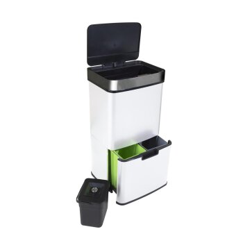 Ribelli Sensor Mülleimer 72 L, 4 Fächer,...