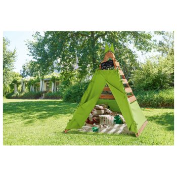 Playtive Spielzelt Tipi, einfacher und schneller Aufbau -...