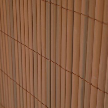 Sichtschutzmatte Zaunsichtschutz PVC ca. 1 x 4m bambus -...