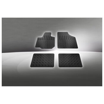 ULTIMATE SPEED Fußmatten-Set, 4-teilig, schwarz - B-Ware neuwertig