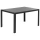 LIVARNO home Alu-Gartentisch »Houston«, mit Wendetischplatte, schwarz - B-Ware gut