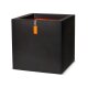 Capi Europe Blumentopf »Smooth«, quadratisch, schwarz, 30x30 cm oder 40x40 cm (30x30x30 cm) - B-Ware sehr gut