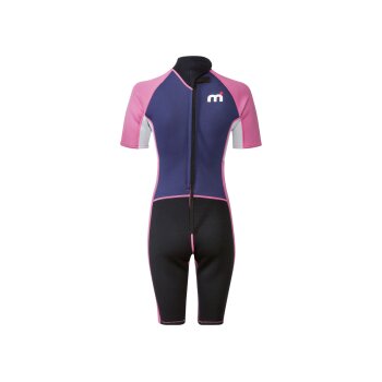 Mistral Damen Neoprenanzug, kurz, mit Reißverschluss am Rücken, schwarz/lila/pink (pink, S) - B-Ware neuwertig