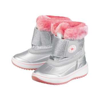 lupilu® Baby Mädchen Winterstiefel, mit Warmfutter (silber, 22) - B-Ware neuwertig
