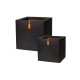 Capi Europe Blumentopf »Smooth«, quadratisch, schwarz, 30x30 cm oder 40x40 cm - B-Ware